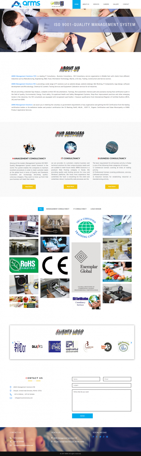 ARMS Management Solutions FZE UAE