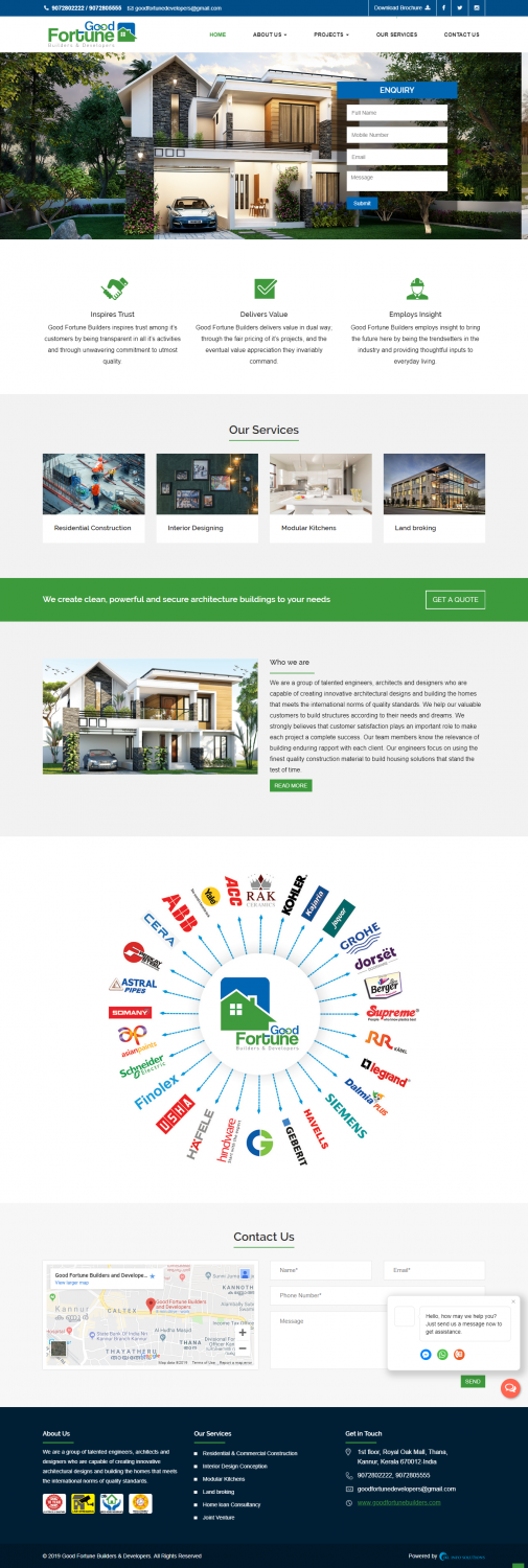 Good Fortune builders Kannur