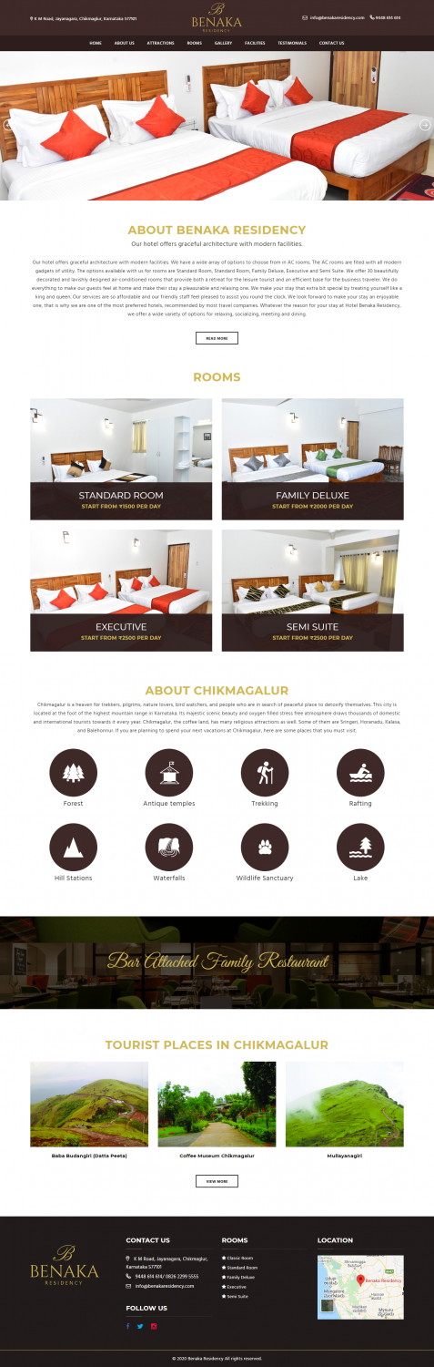Benaka Residency-Chikmaglur, Karnataka
